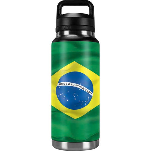 Brazil Flag YETI Rambler 36oz Bottle Skin